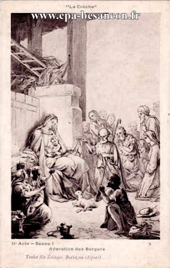 "La Crèche" - IIe Acte - Scène I - Adorations des Bergers